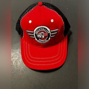 Wild Men’s Baseball Cap Snap On Rock ‘n’ Roll Cab Express Red & Black One Size